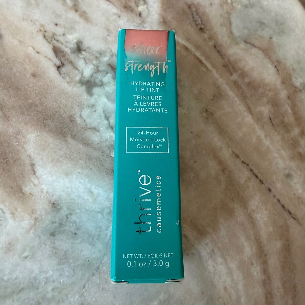 Thrive Causemetics Sheer Strength Hydrating Lip Tint Melissa Warm Sienna 0.1oz